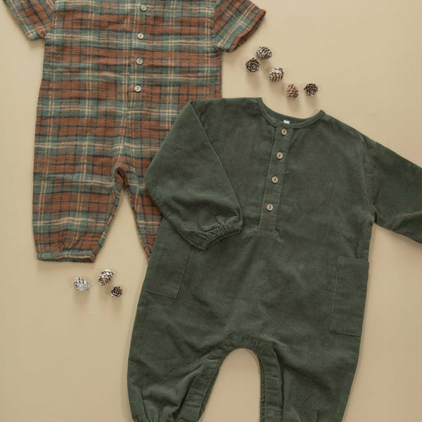 Rylee + Cru - Relaxed Woven Jumpsuit - Evergreen
