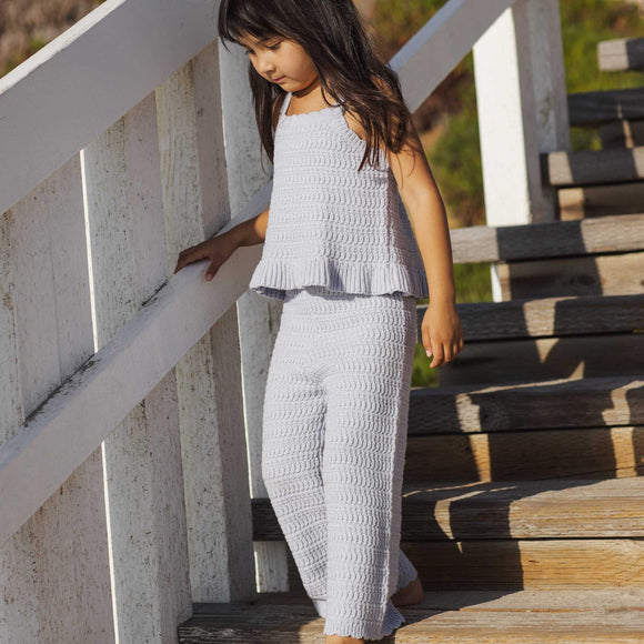 Rylee + Cru - Mari Knit Set | Periwinkle