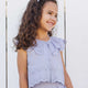 Rylee + Cru - Remi Blouse | Periwinkle Floral Eyelet