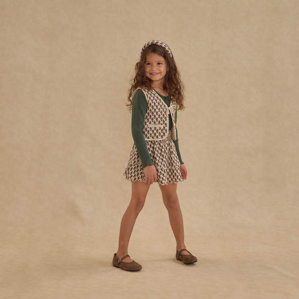 Rylee + Cru - Ribbed Long Sleeve - Green