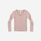 Rylee + Cru - Ribbed Long Sleeve - Rosewood