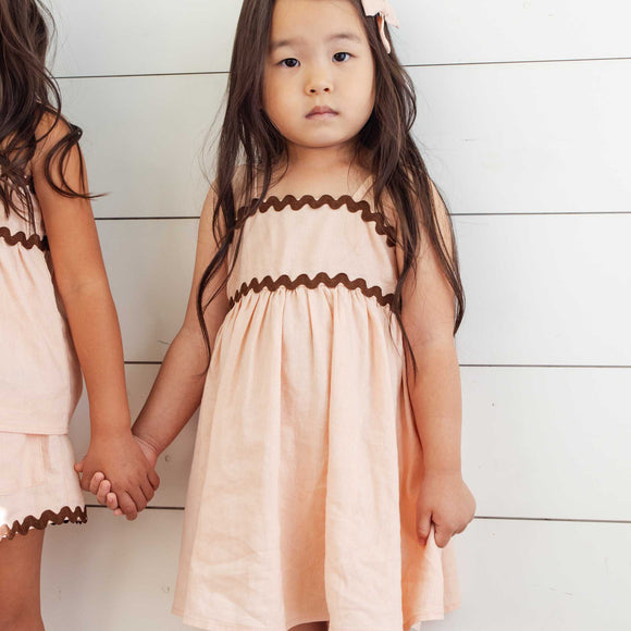 Rylee + Cru - Ric Rac Dress – Blush