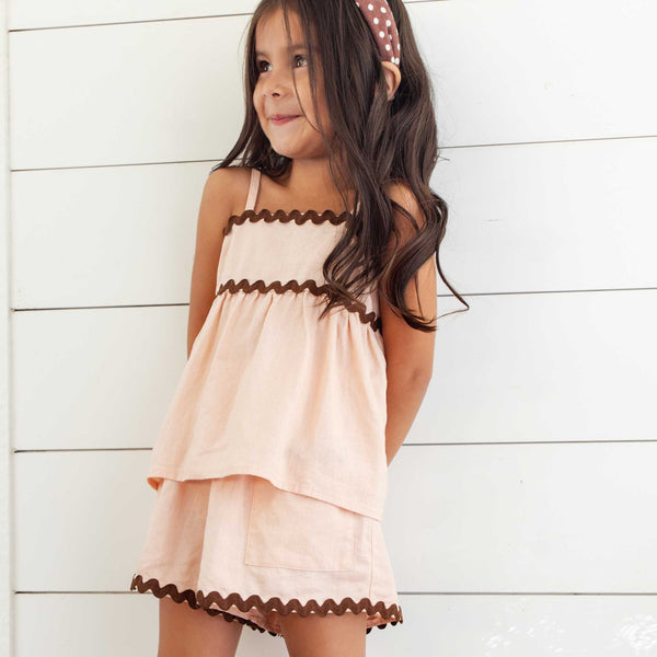 Rylee + Cru - Ric Rac Set – Blush