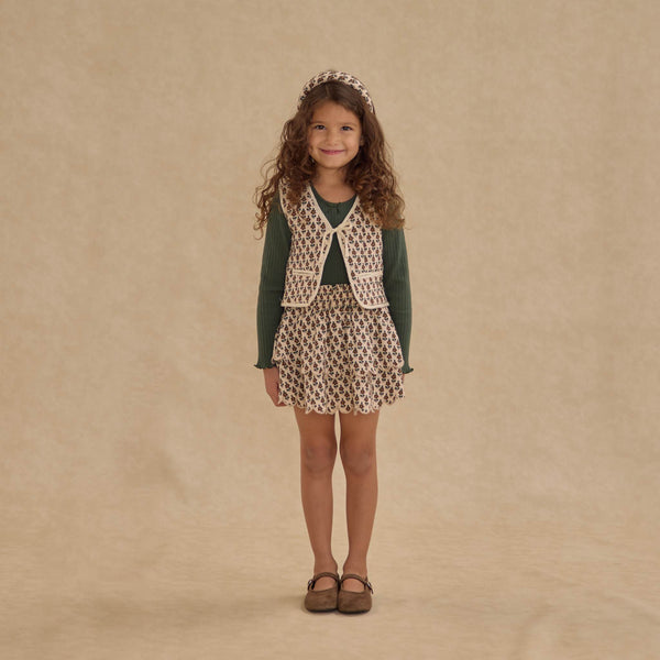 Rylee + Cru - Ribbed Long Sleeve - Green