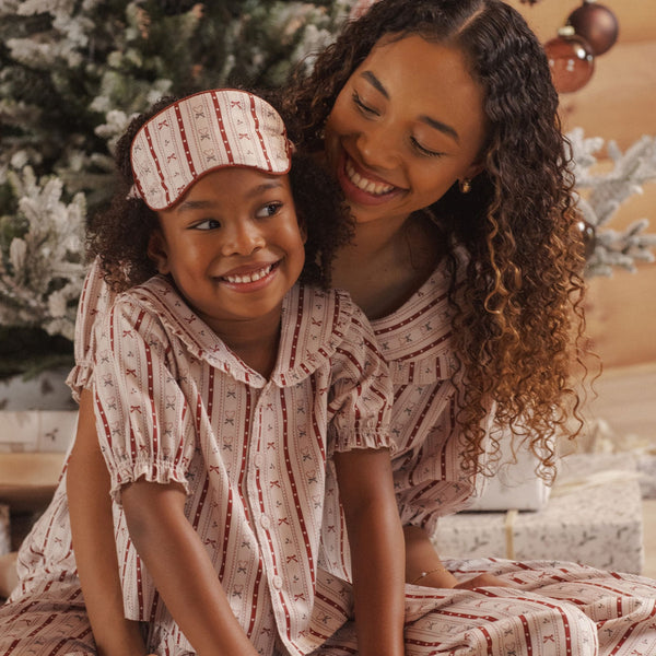 Rylee + Cru - Ruffle Pajamas - Candy Cane Lane