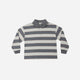 Rylee + Cru - Rugby Polo - Sage Stripe