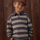 Rylee + Cru - Rugby Polo - Sage Stripe