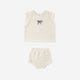 Rylee + Cru - Scallop Knit Baby Set – Natural
