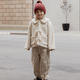 Rylee + Cru - Shearling Collared Coat - Natural