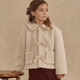 Rylee + Cru - Shearling Collared Coat - Natural