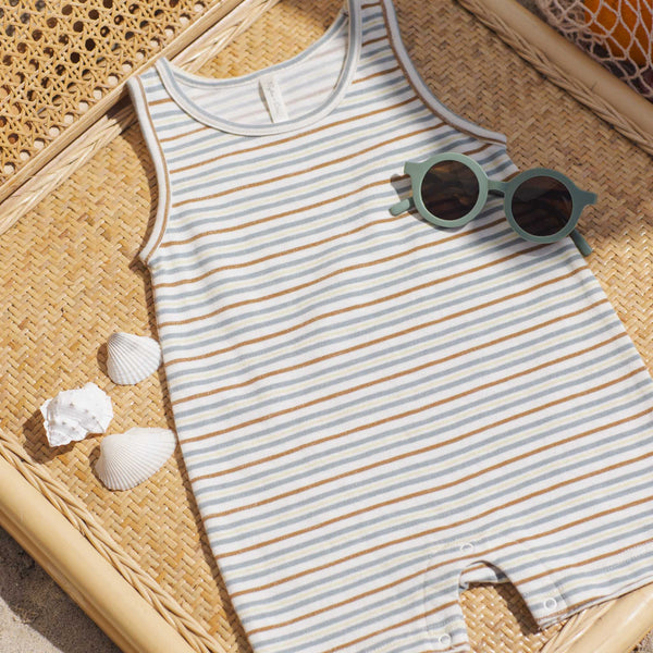 Rylee + Cru - Sleeveless One-Piece - Vintage Stripe