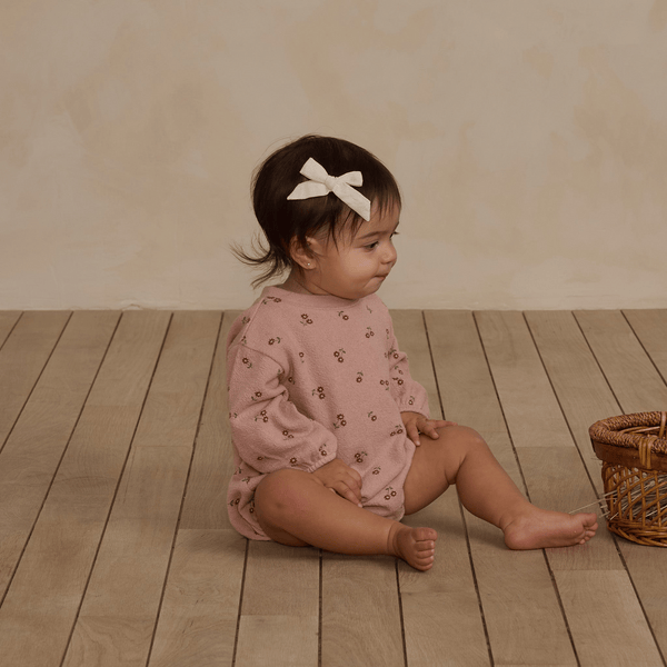 Rylee + Cru - Spongey Knit Romper - Blossom