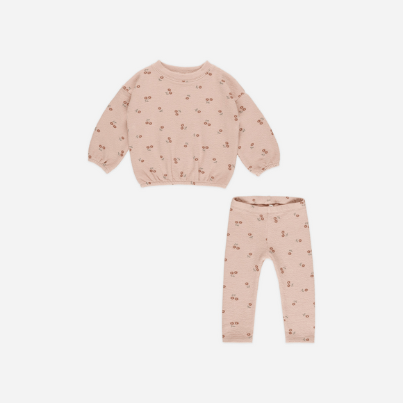 Rylee + Cru - Spongey Knit Set - Blossom