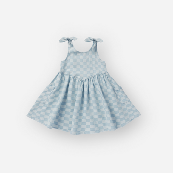 Rylee + Cru - Summer Dress - Blue Check