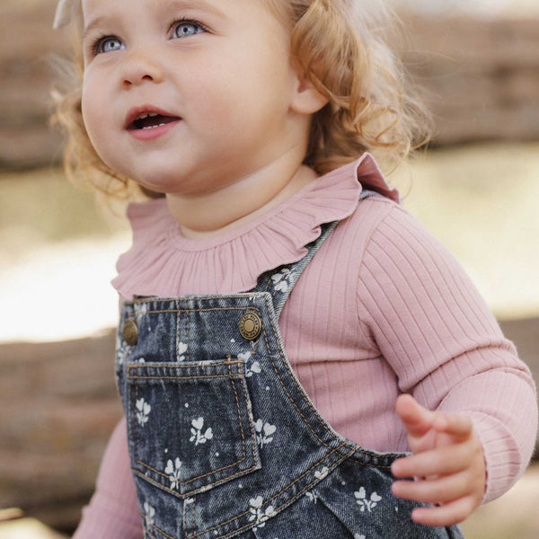 Rylee + Cru - Vintage Overall - Heart Ditsy