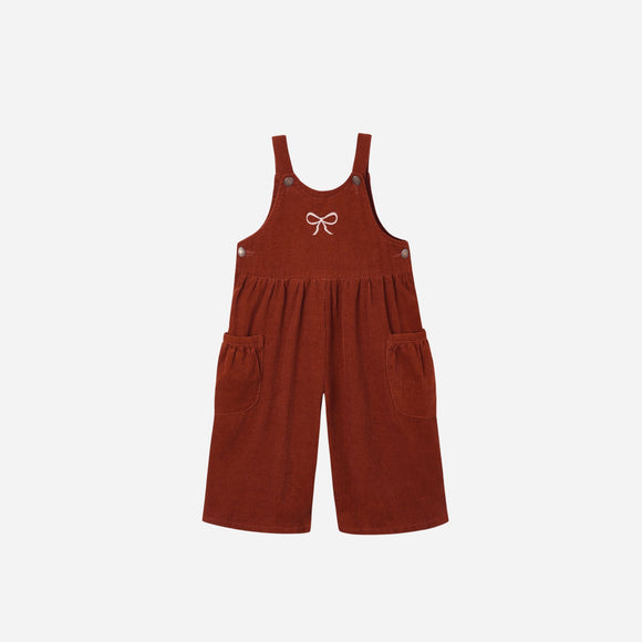 Rylee + Cru - Wide Leg Overall - Ruby