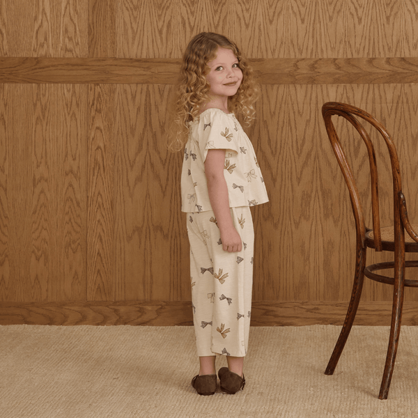 Rylee + Cru - Wide Leg Pant - Bows