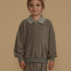 Rylee + Cru - Collared Sweatshirt - Retro Stripe