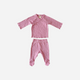 SIIX - Organic Pointelle Newborn Set - Pink Flower