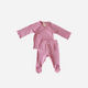 SIIX - Organic Pointelle Newborn Set - Pink Flower