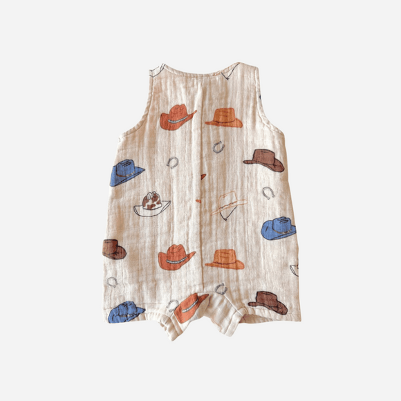 SIIX - Western Muslin Shortie Romper
