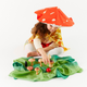 Sarah’s Silks- 100% Mulberry Silk Kids Mushroom Hat