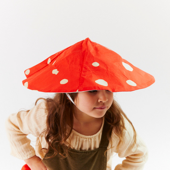 Sarah’s Silks- 100% Mulberry Silk Kids Mushroom Hat