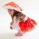 Sarah’s Silks- 100% Mulberry Silk Kids Mushroom Hat