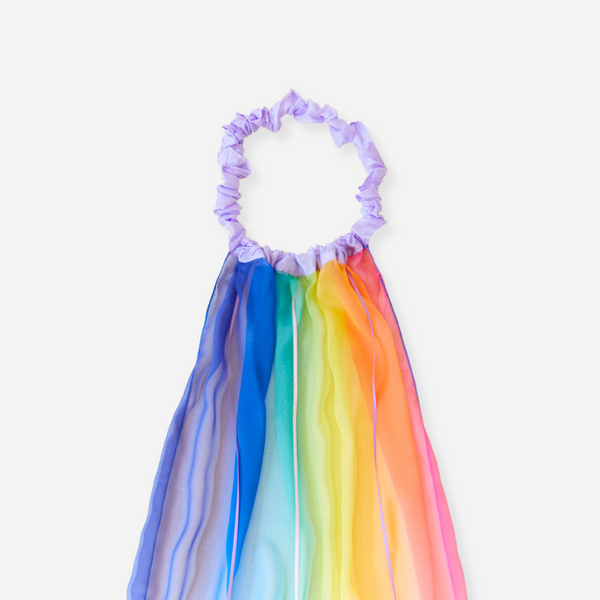 Sarah’s Silks - Silk Georgette Rainbow Veil