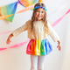 Sarah’s Silks - Silk Rainbow Tutu