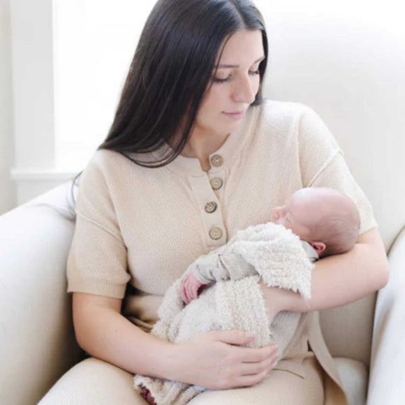 Saranoni - Bamboni Mini Blanket - Buttermilk