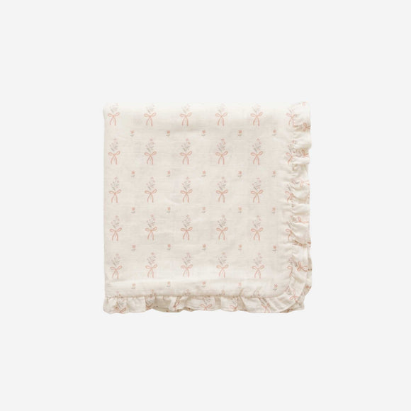 Saranoni - Bamboo Rayon Muslin / Lush Receiving Blanket - Blaklee