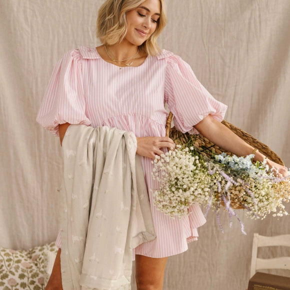 Saranoni - Bamboo Rayon Muslin / Lush Receiving Blanket - Boone
