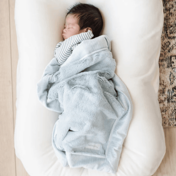 Saranoni - Lush Mini Blanket - Chambray