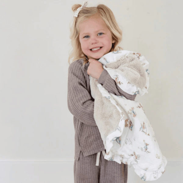 Saranoni - Peter Rabbit™ Bamboo Rayon Muslin/Lush Mini Blankets - Girl