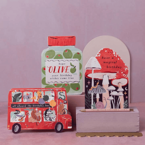 Sister Paper Co. - Kids Birthday Card - Party Bus