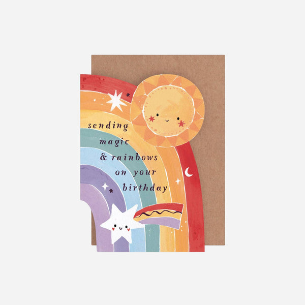 Sister Paper Co. - Kids Rainbow Birthday Card