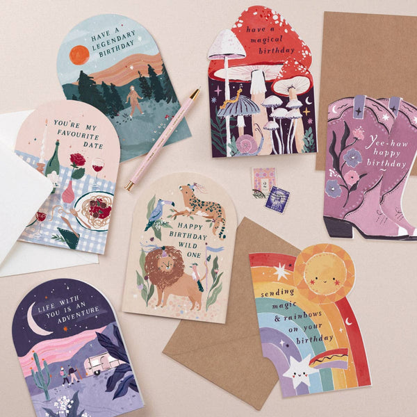 Sister Paper Co. - Kids Rainbow Birthday Card