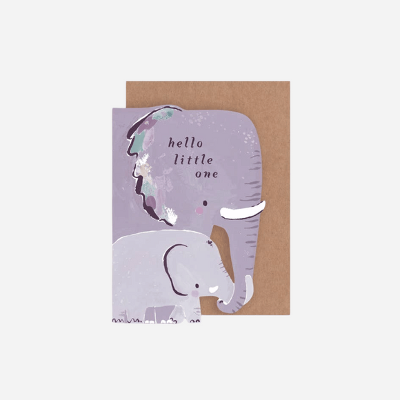 Sister Paper Co. - New Baby Card - Elephant