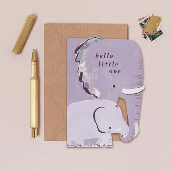 Sister Paper Co. - New Baby Card - Elephant