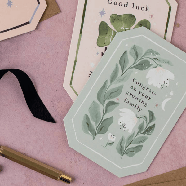 Sister Paper Co. - New Baby Card - Growing Family