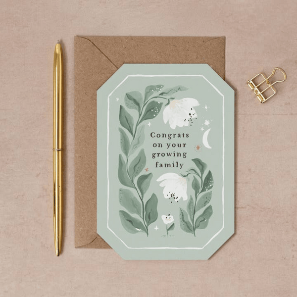 Sister Paper Co. - New Baby Card - Growing Family