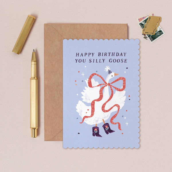 Sister Paper Co. -  Silly Goose Birthday Card