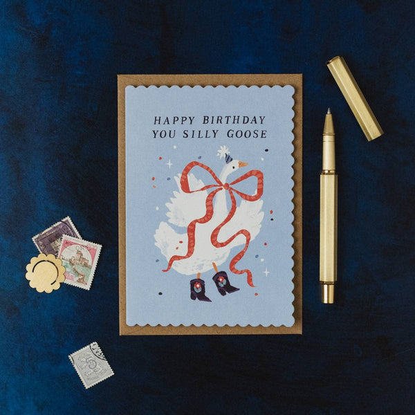 Sister Paper Co. -  Silly Goose Birthday Card
