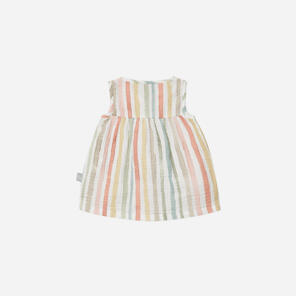 Snug - Multi-Color Striped Muslin Dress