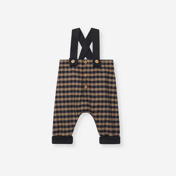 Snug - Plaid Overalls