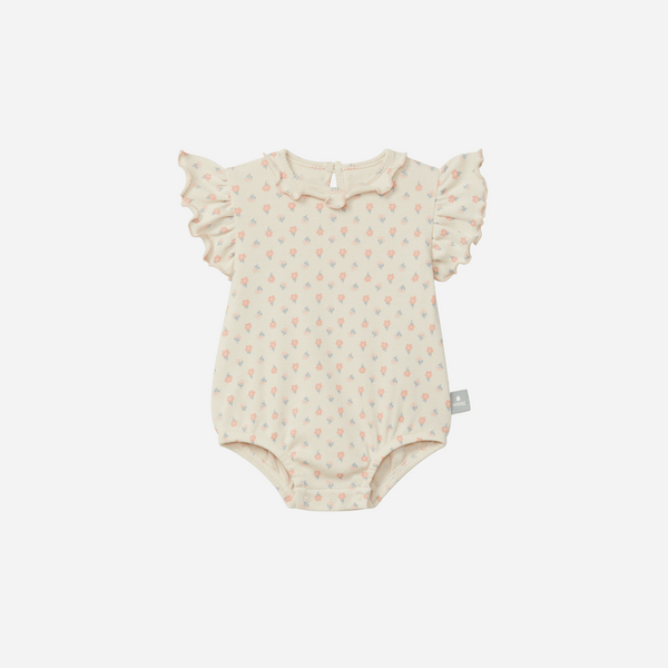 Snug - Ribbed Jersey Shortie - Floral Print