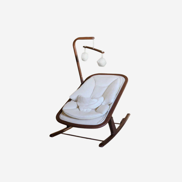 Snuggle Me Organic - Infant Rocker - Natural/Walnut