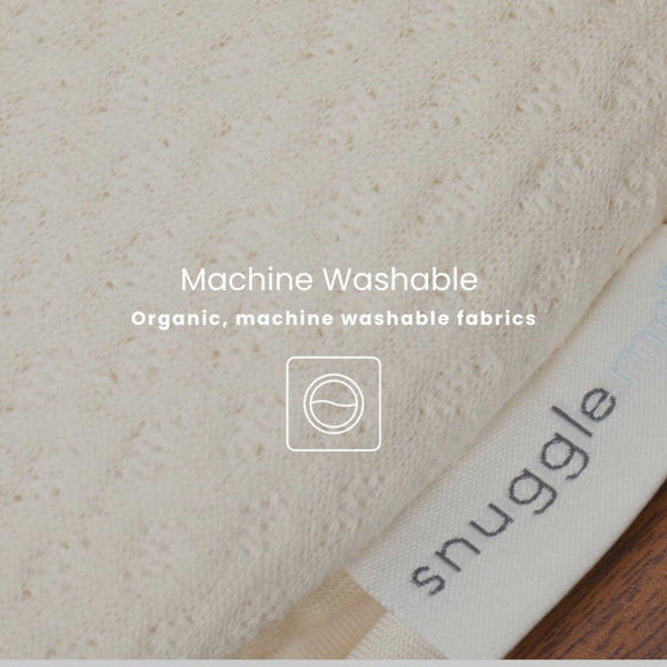 Snuggle Me Organic - Infant Rocker - Natural/Walnut