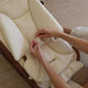 Snuggle Me Organic - Infant Rocker - Natural/Walnut